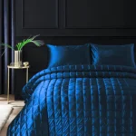 Blue - Velvet Bedspread