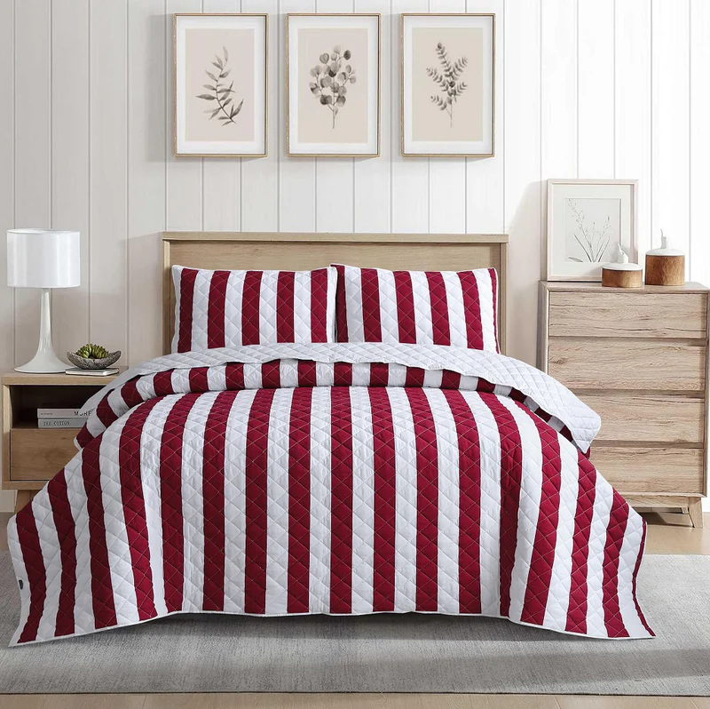 Red Cabana - Bedspread Set - Image 2